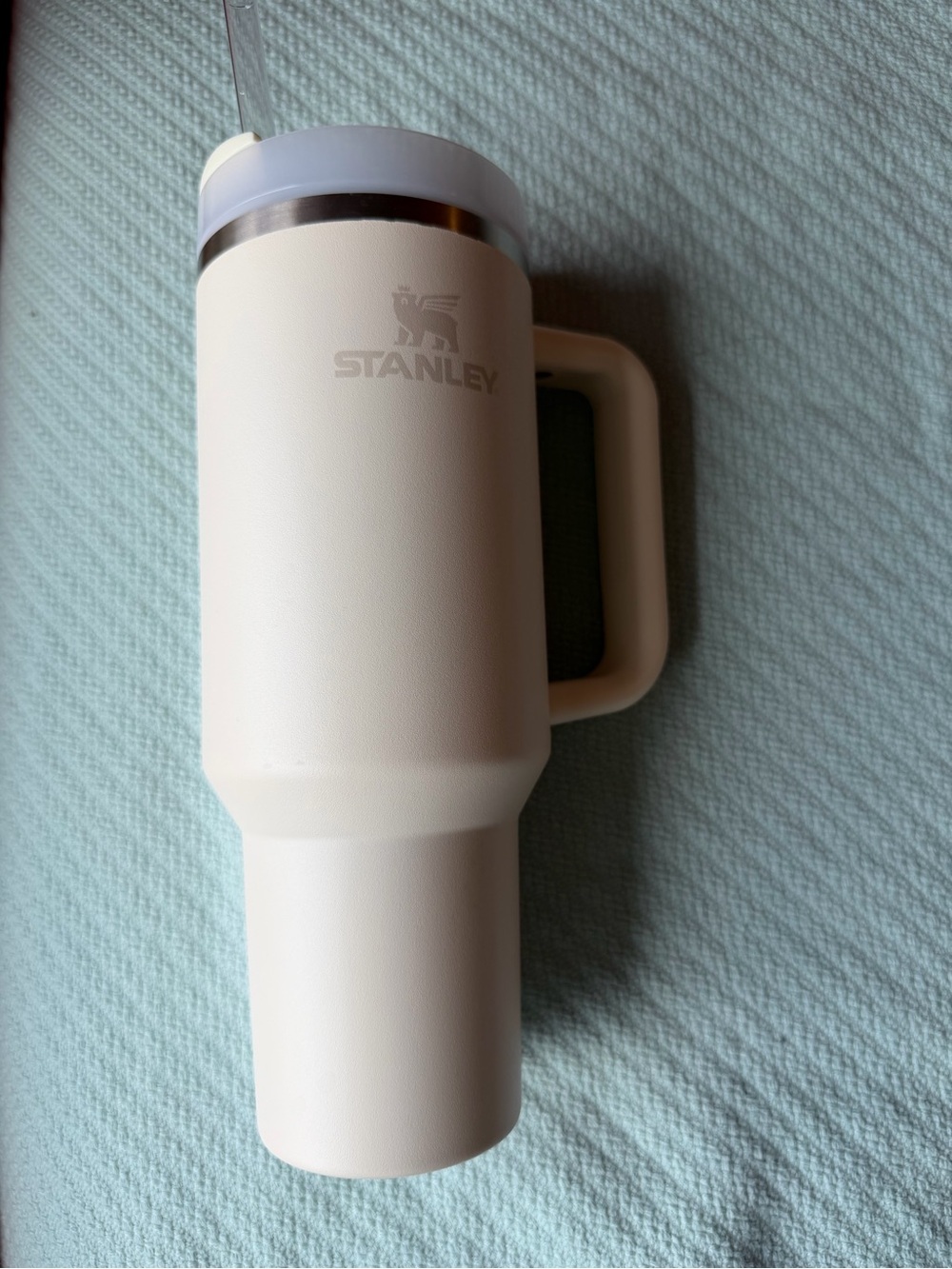 Stanley 40oz Ivory Travel Tumbler with Handle